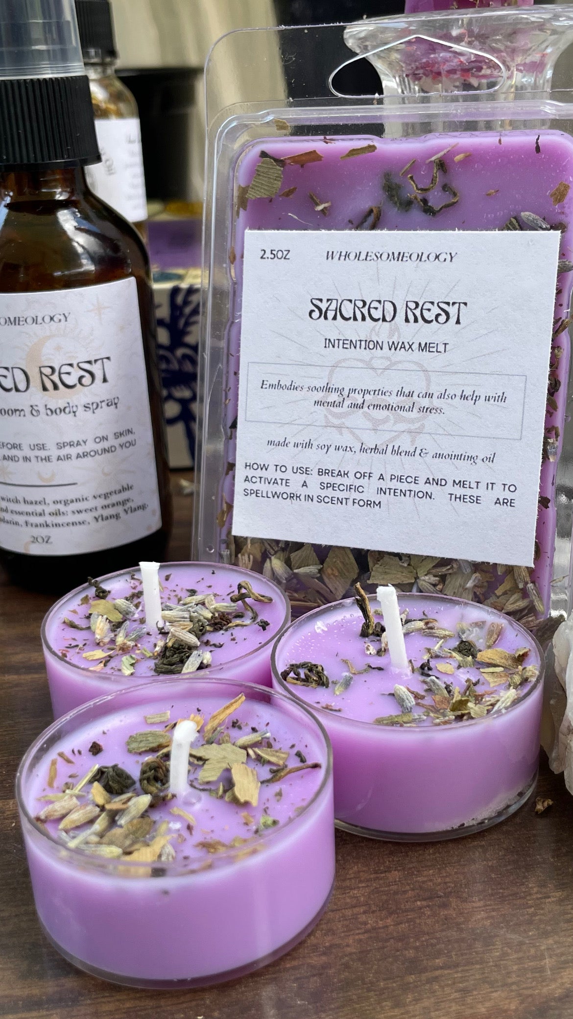 sacred rest tea light