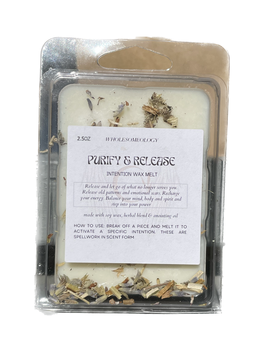 purify & release wax melt