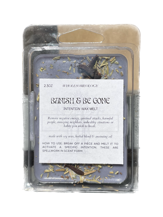 banish & be gone wax melt