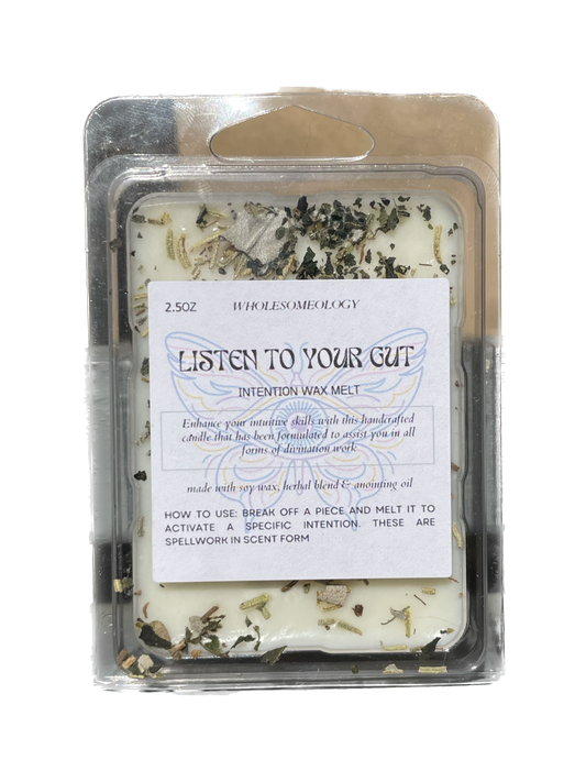 listen to your gut wax melt
