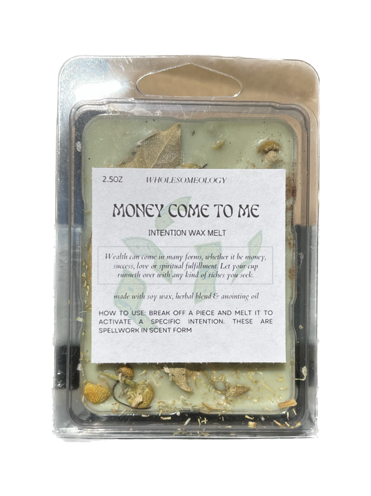 money come to me wax melt