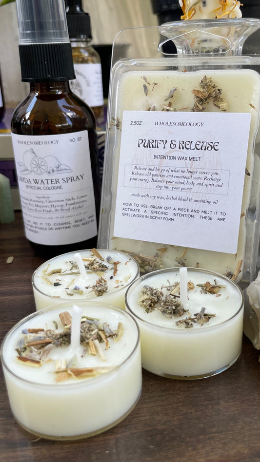 purify & release tea light