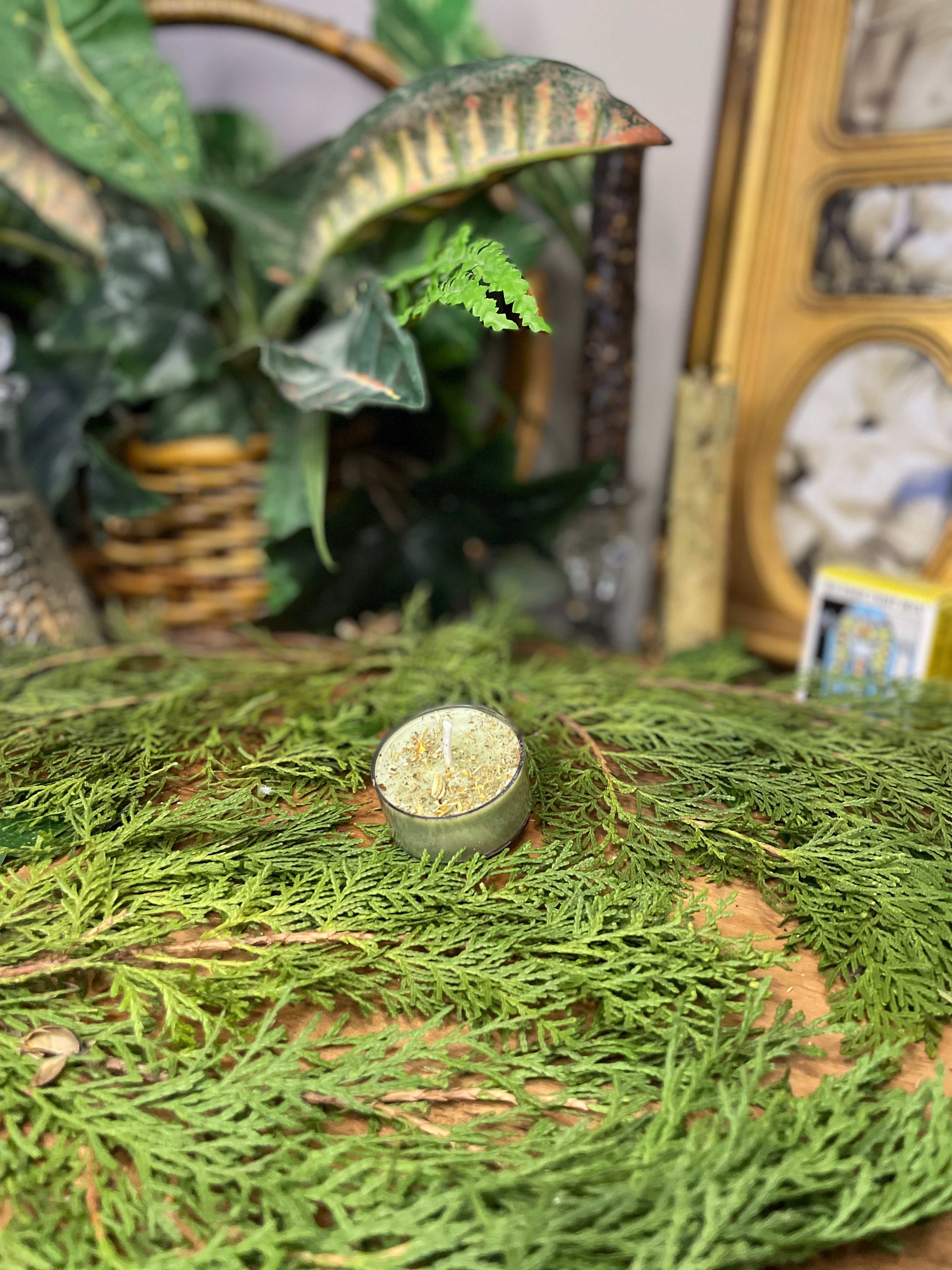 Money Intention Tea Light