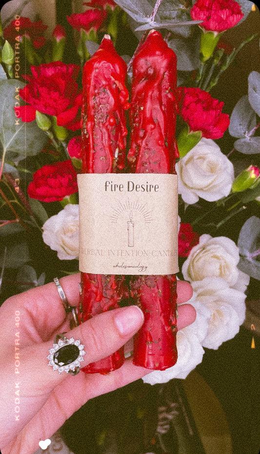 Desire Fire Intention Candle