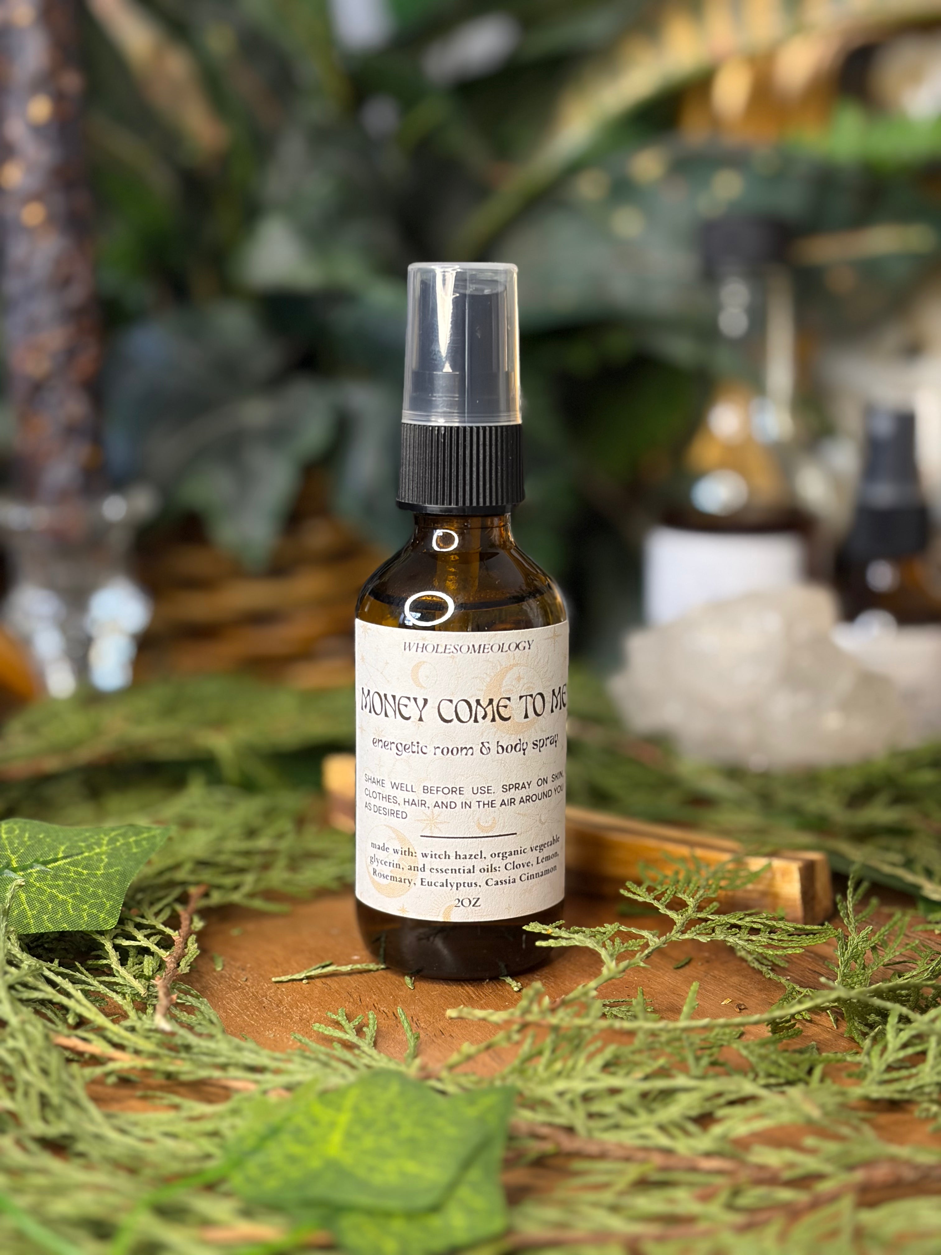 money come to me energetic spray